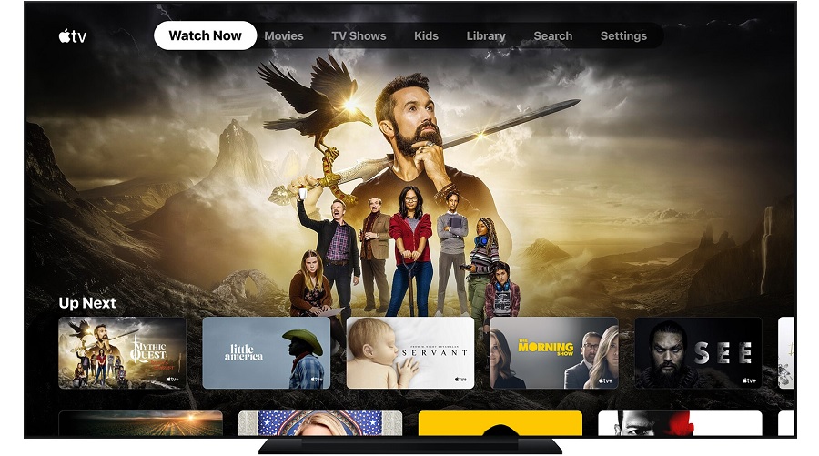 Apple TV+ menu