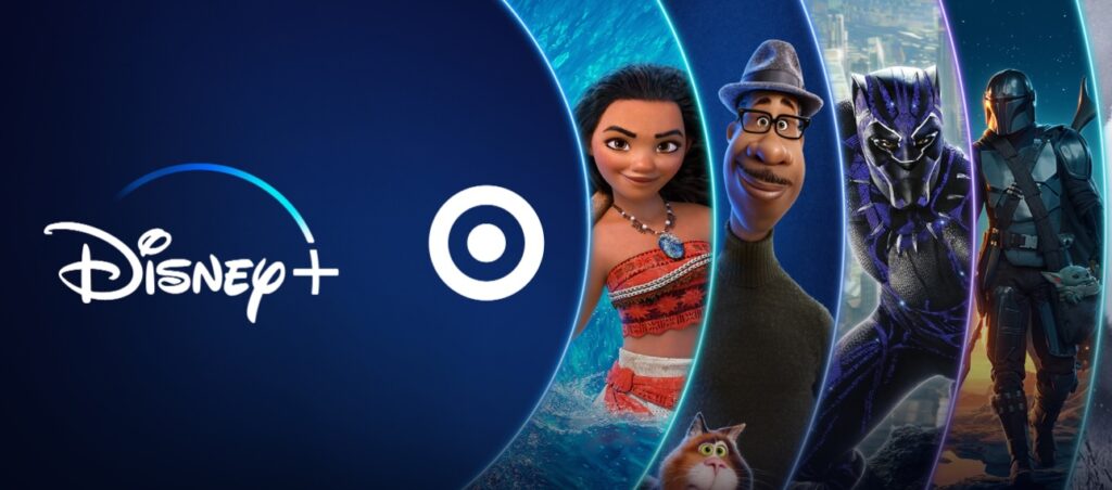 Disney+ and Target promo art