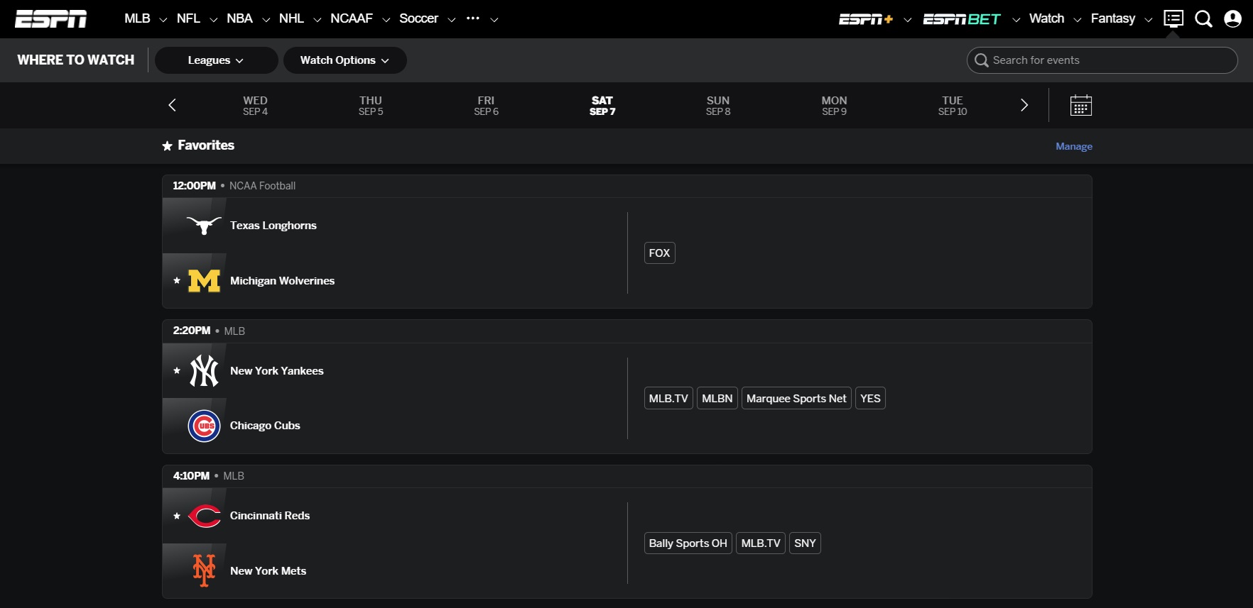 Sports streaming guides, updated NFL advice