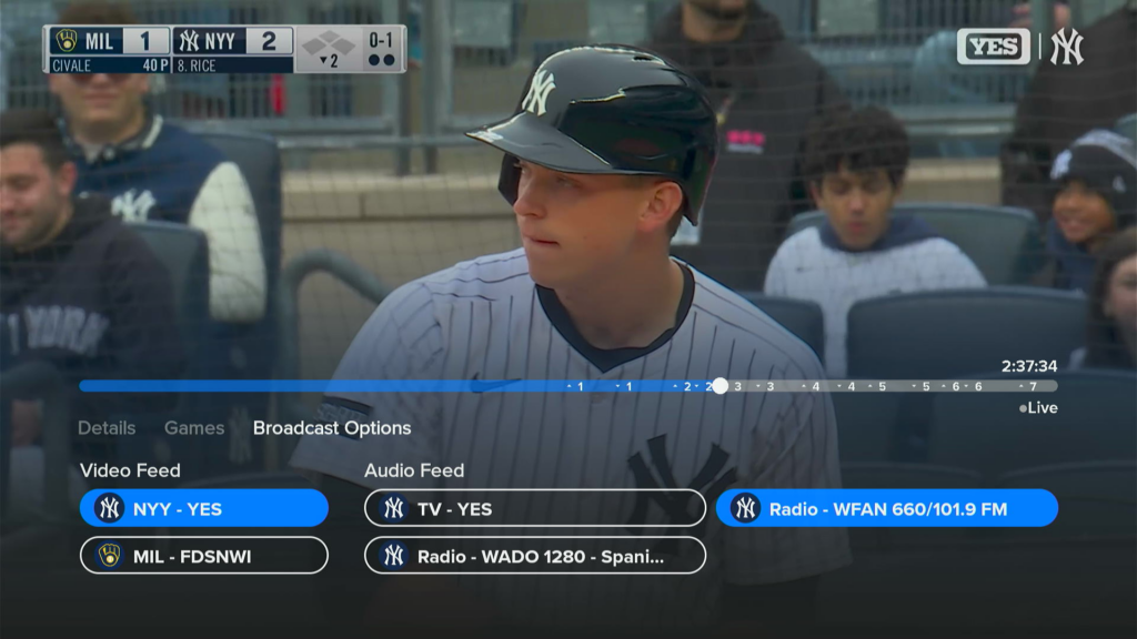 How baseball streaming should be done