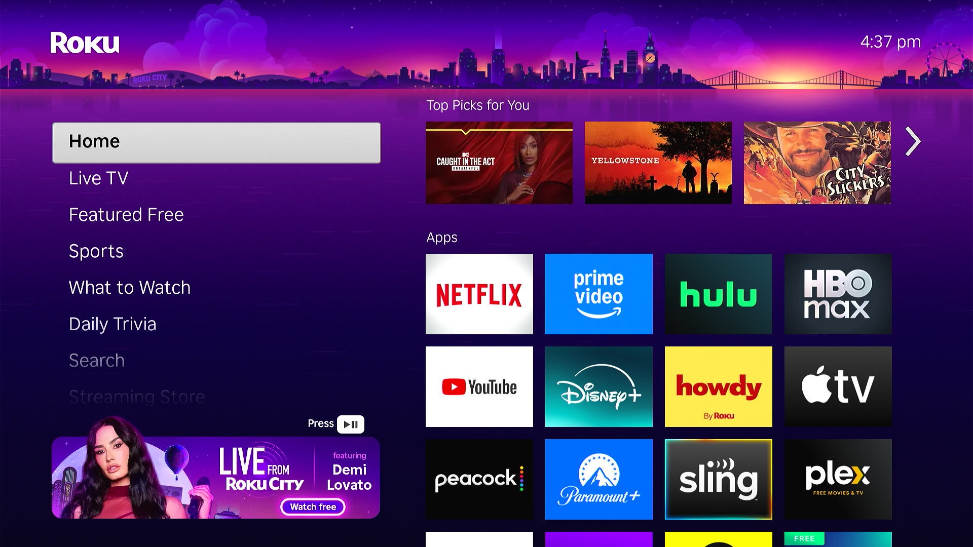 The Roku home screen has got to go